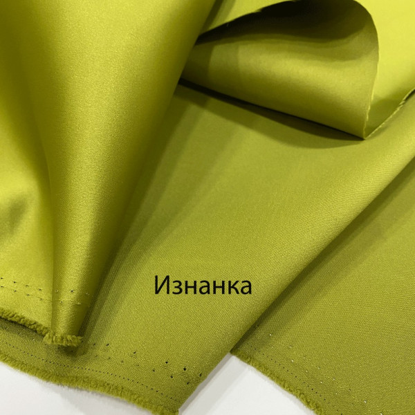 Ткань атлас прокатный (светло-хаки) (арт. 3628) однотонный ✔ Цена от 164 грн → опт и розница