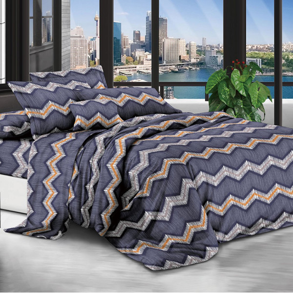 Бязь Полиэстер волны (серый)