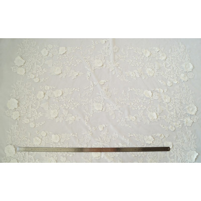 Гіпюр весільний аплікація (молоко)