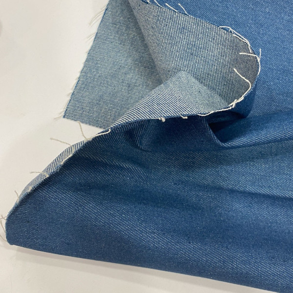 Ткань джинс плотный denim (темно-голубой) (арт. 8285) однотонный голубой ✔ Цена от 200 грн → опт и розница