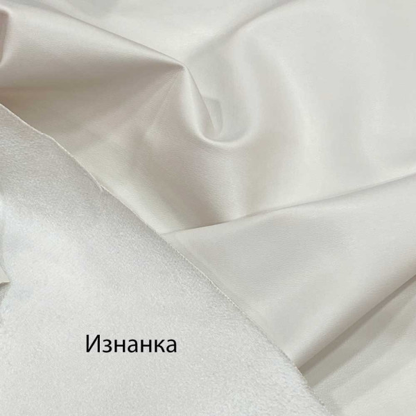 Кожзам на замшевой основе (молочный)