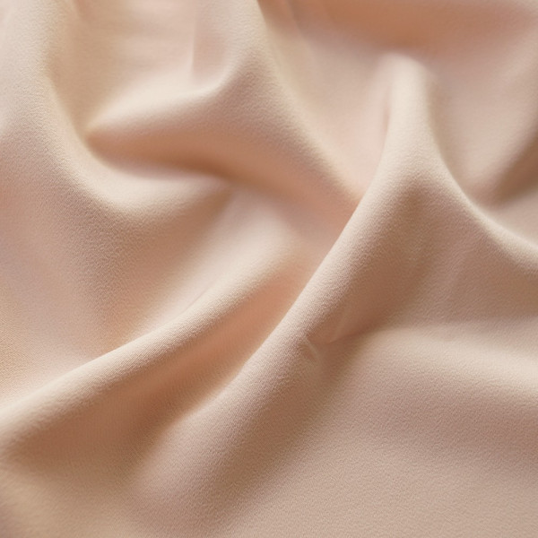 Креп барби однотонный (бежевый с розовинкой)