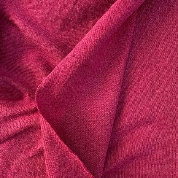 Тканина кулір однотонний у пачках 140 gsm (малина) (арт. 9256) однотонний кулір малиновий ✔ Ціна від 108 грн → опт та роздріб