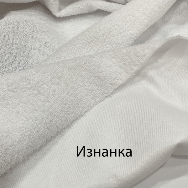 Ткань махра с пропиткой aquastop aress premium (белый) (арт. 21615) однотонный белый ✔ Цена от 200 грн → опт и розница