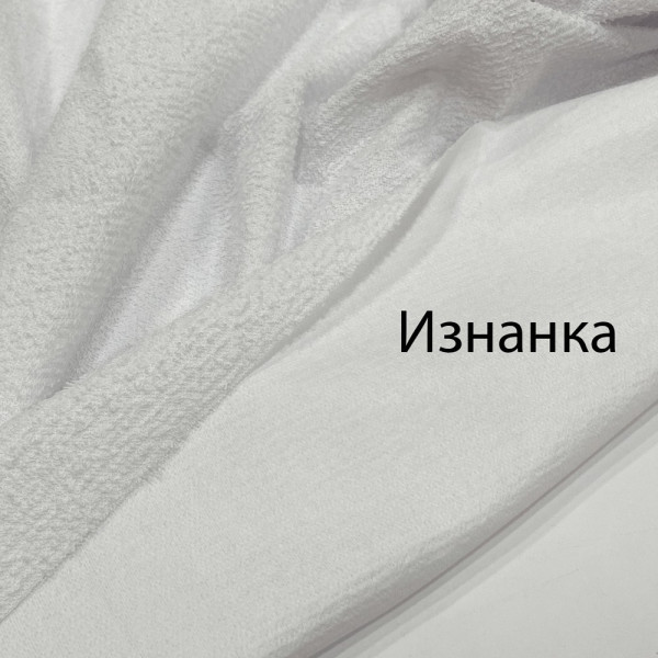 Ткань махра с пропиткой aquastop delight (белый) (арт. 21614) однотонный белый ✔ Цена от 160 грн → опт и розница