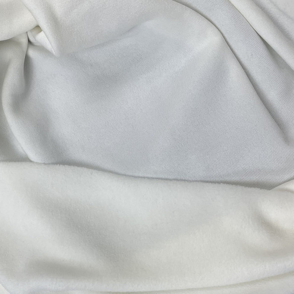 Ткань микрофлис белый (250 gsm) (арт. 22529) однотонный белый ✔ Цена от 160 грн → опт и розница