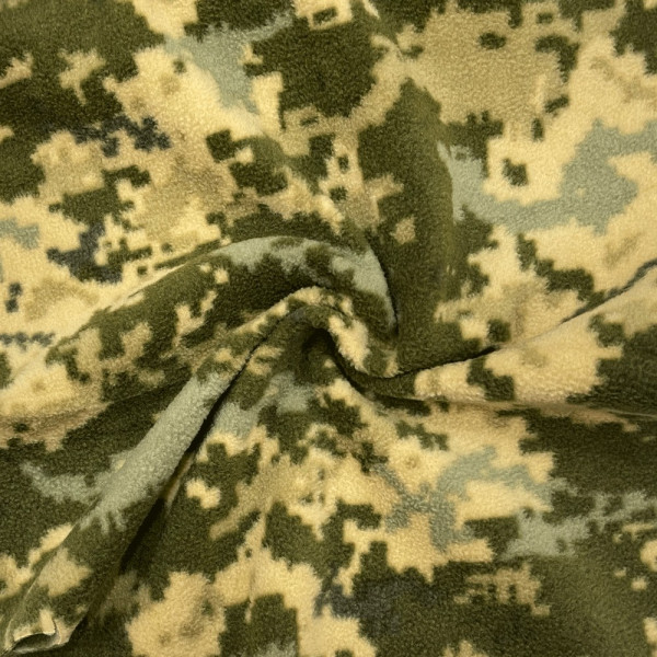 Ткань микрофлис принт камуфляж (270 gsm) (арт. 21686) камуфляж мультиколор ✔ Цена от 160 грн → опт и розница