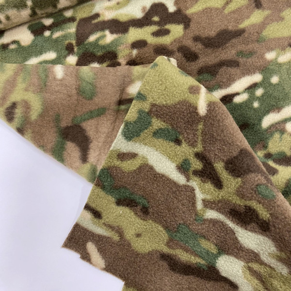 Тканина мікрофліс принт камуфляж multicam (270 gsm) (арт. 21688) камуфляж фліс мультиколор ✔ Ціна від 160 грн → опт та роздріб