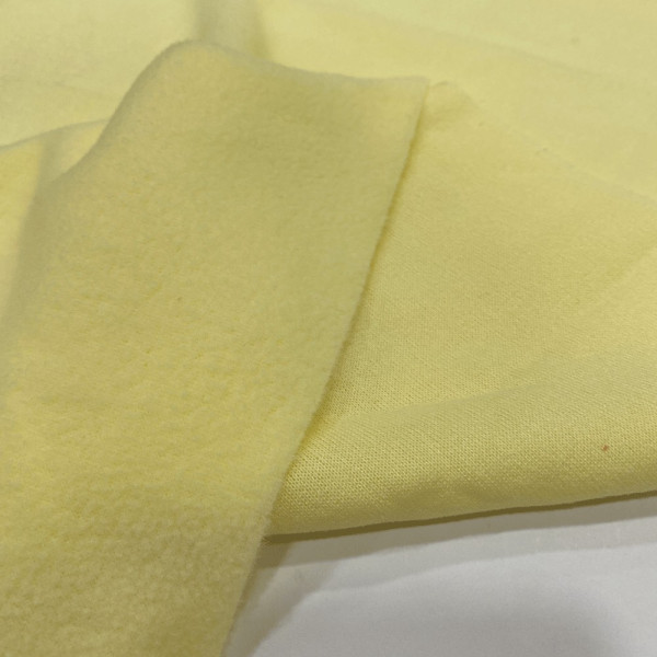 Ткань микрофлис светло-желтый (140 gsm) (арт. 21692) однотонный желтый ✔ Цена от 84 грн → опт и розница