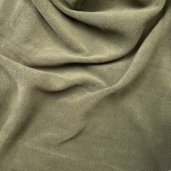 Ткань микрофлис хакки (250 gsm) (арт. 22531) однотонный хаки ✔ Цена от 160 грн → опт и розница