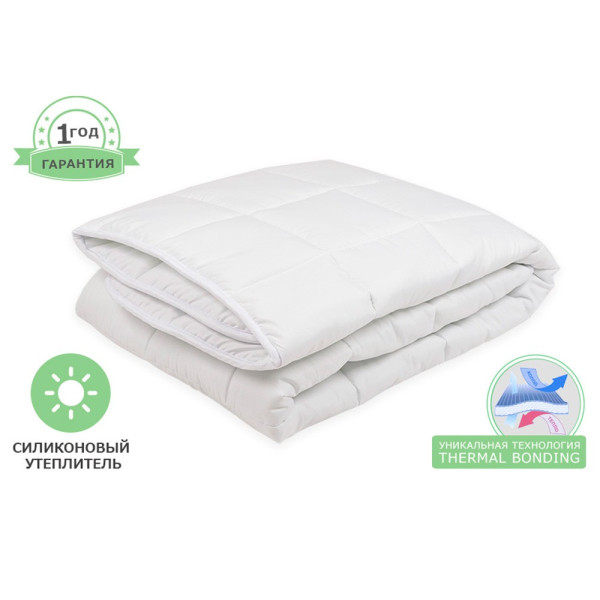 Ковдра силіконова зимова плюс 140Х190 СМ (біла)
