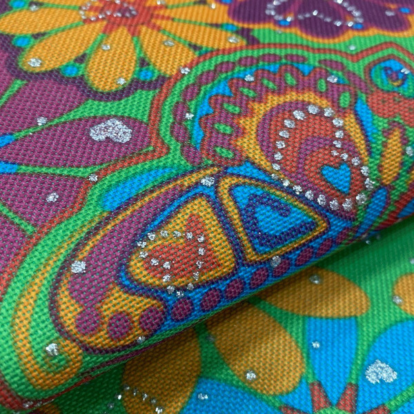 Тканина оксфорд 500d з блискітками метелика зелені (420 gsm) (арт. 21643) однотонний оксфорд-420 зелений ✔ Ціна від 160 грн → оп