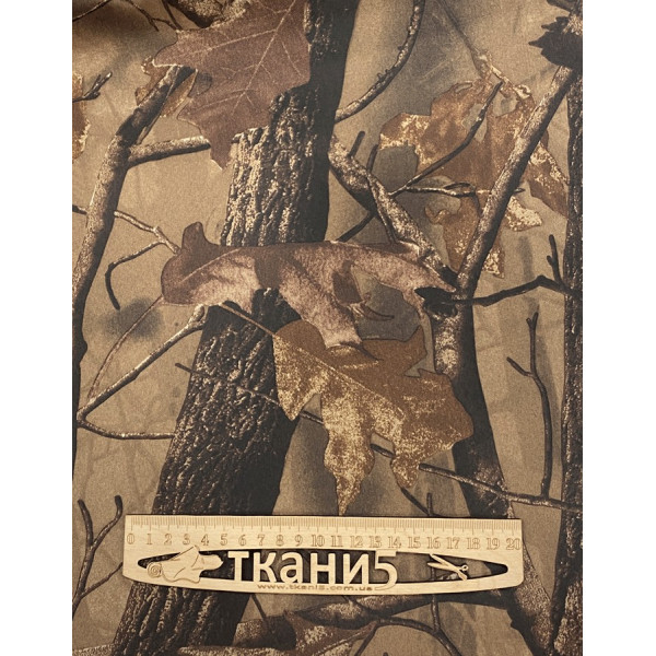 Ткань плащевка на флисе принт (камуфляж) (арт. 21665) камуфляж хаки ✔ Цена от 140 грн → опт и розница