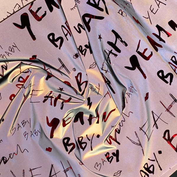 Тканина рефлективна плащова yeah baby (червоний) (арт. 16905) хамелеон меморі мультиколор ✔ Ціна від 220 грн → опт та роздріб
