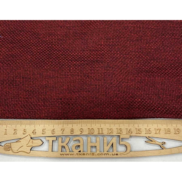Ткань рогожка блекаут (бордовый) (арт. 21360) меланж бордовый ✔ Цена от 240 грн → опт и розница