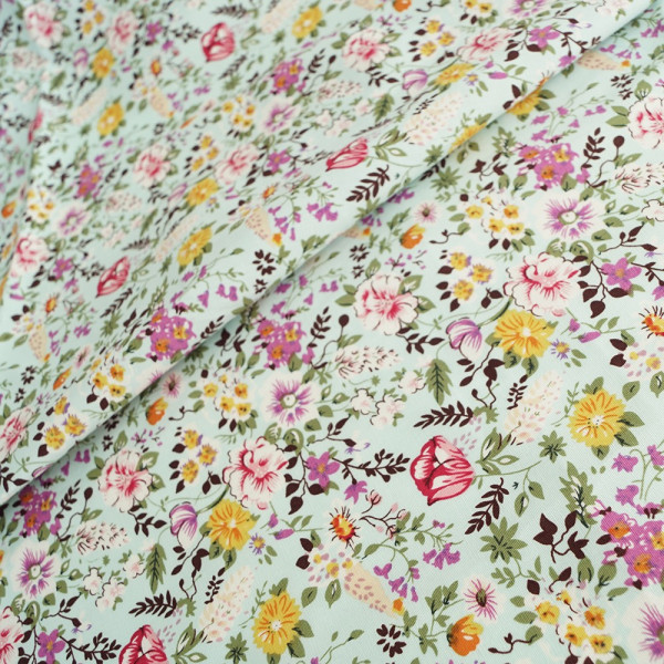 Ткань рубашечная ткань хлопок (мелкие цветы) (арт. 7679) fauna & flora print черный ✔ Цена от 136 грн → опт и розница