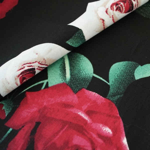 Ткань рубашечная ткань хлопок цветы (арт. 7861) fauna & flora print черный ✔ Цена от 136 грн → опт и розница