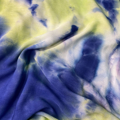 Софт Mango принт Tie dye (лимон-синий) 2