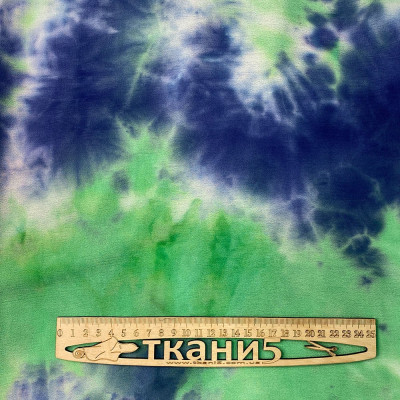 Софт Mango принт Tie dye (синий-салат)