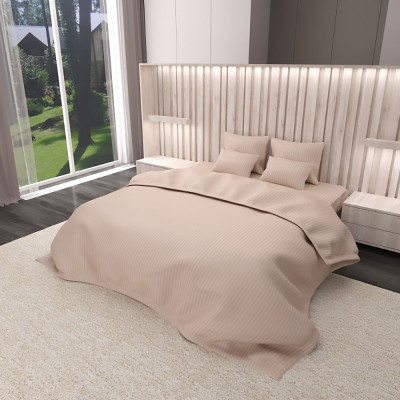 Страйп-сатин 220 Dyed 1см (Beige) 2