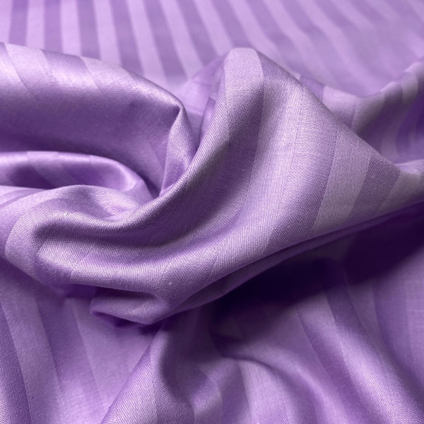 Ткань страйп-сатин 220 dyed 1см (сиреневый) (арт. 17953) полоска сиреневый ✔ Цена от 148 грн → опт и розница