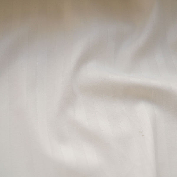 Тканина страйп-сатин 240 dyed 1см (white) (арт. 16887) смужка сатин (бавовна) білий ✔ Ціна від 148 грн → опт та роздріб
