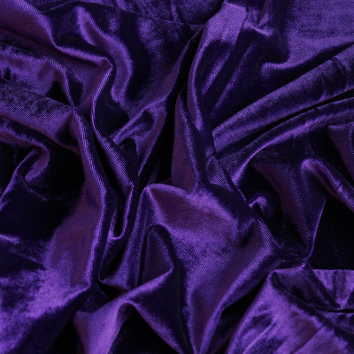 Стрейч оксамит (фіолетовий)