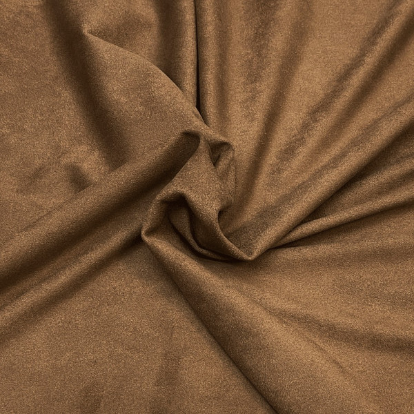 Тканина стрейч замша щільний (коричневий) (арт. 5231) однотонний замша коричневий ✔ Ціна від 180 грн → опт та роздріб