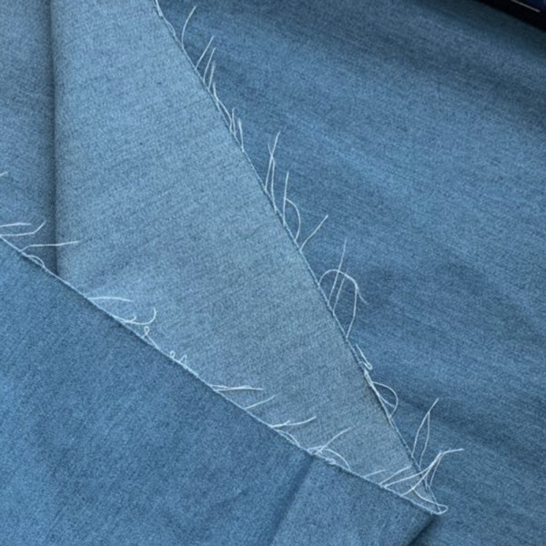 Тканина стрейчевий джинсовий denim тонкий (арт. 8490) однотонний джинс блакитний ✔ Ціна від 168 грн → опт та роздріб