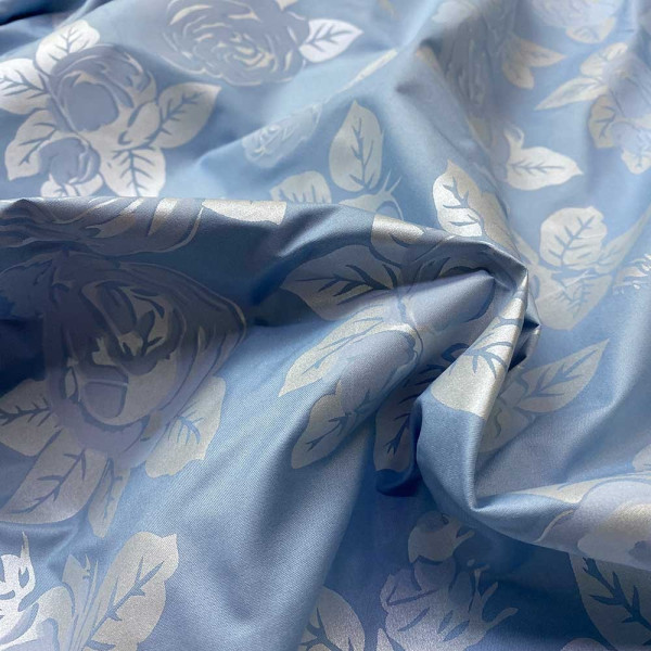 Тканина тік 100% поліестер (блакитний) (арт. 9924) fauna & flora print тік блакитний ✔ Ціна від 58 грн → опт та роздріб