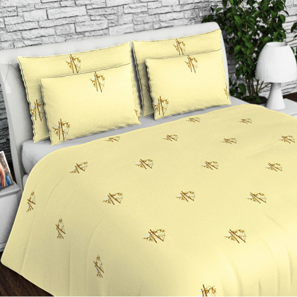 Ткань тик 100% хлопок (арт. 9914) fauna & flora print желтый ✔ Цена от 132 грн → опт и розница