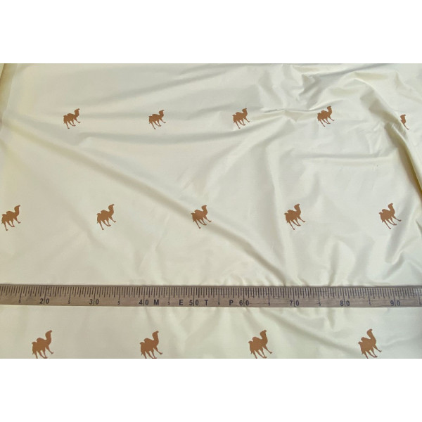 Ткань тик 100% хлопок (светло-бежевый) (арт. 9917) fauna & flora print бежевый ✔ Цена от 132 грн → опт и розница