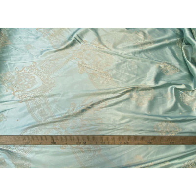 Тканина жаккард принт (Mint) 2