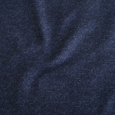 Трикотаж на меху DENIM принт (электро-синий)