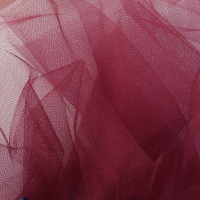 Фатин crystal трехметровый (марсала)