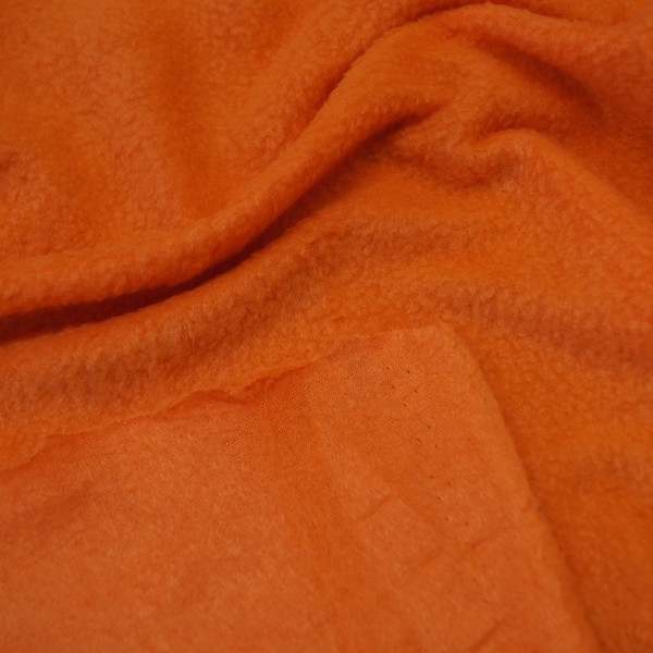 Ткань флис однотонный 190 gsm (оранжевый) (арт. 8196) однотонный оранжевый ✔ Цена от 104 грн → опт и розница