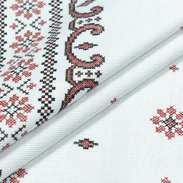 Бавовна скатертна рогожка (білий)
