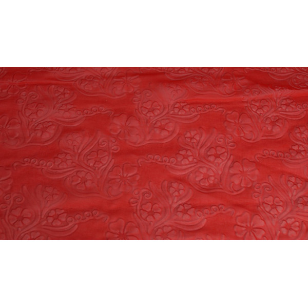 Ткань шифон 3d ( красные цветы ) (арт. 1755) набиной голубой ✔ Цена от 126 грн → опт и розница