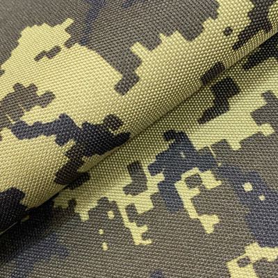 Оксфорд 600D PU піксель Прикордонник (210 GSM)