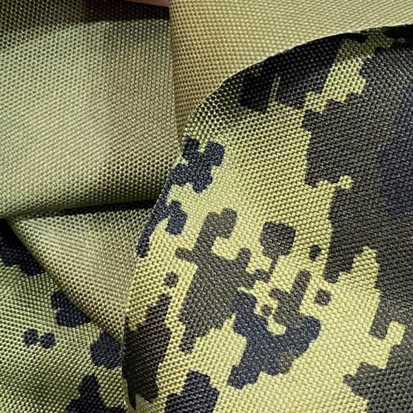 Тканина оксфорд 600d pu піксель прикордонник (210 gsm) (арт. 20178) камуфляж оксфорд-600 хакі ✔ Ціна від 132 грн → опт та роздрі