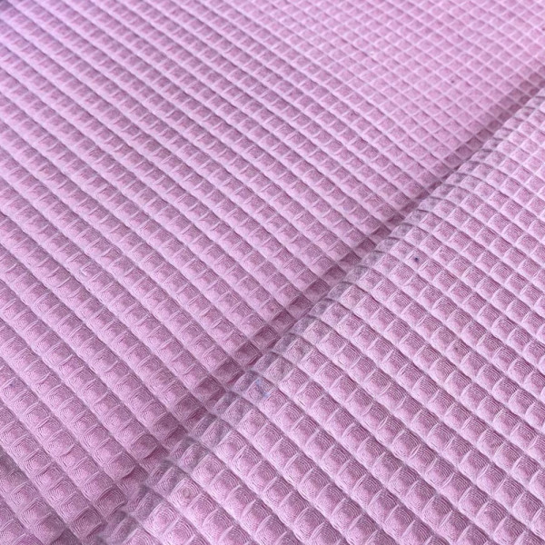 Вафельная ткань 300 GSM 180 см ширина (розовый)