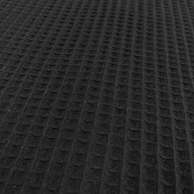 Вафельная ткань 300 GSM 180 см ширина (черный) 2